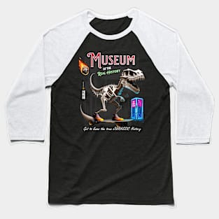 Dino Skate Baseball T-Shirt